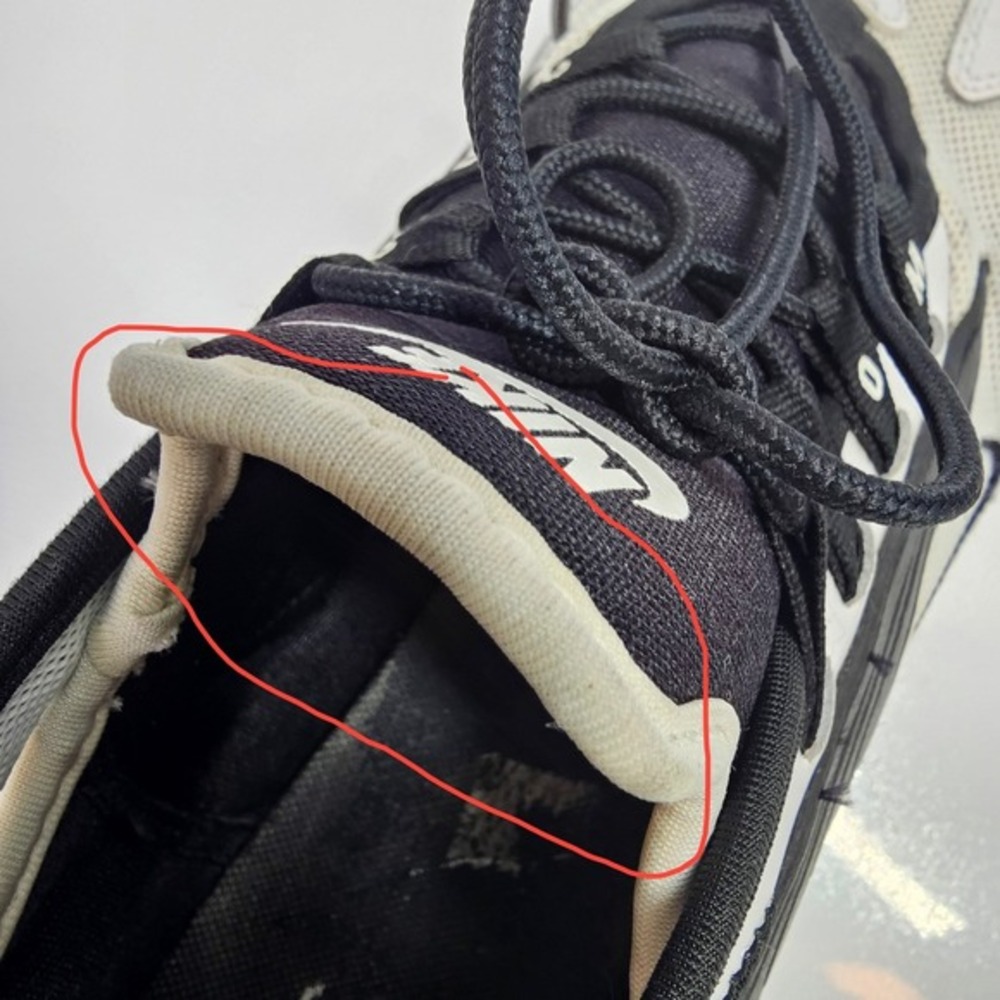 Nike Zoom 2K White‎ Black Chunky Sneakers Men's 8 Y2K Retro AO0269-101 - Picture 12 of 15